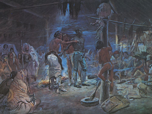 York Poster Print - Charles Marion Russell