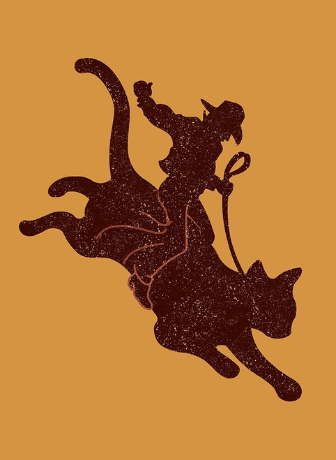 Rodeo Cat Poster Print - Adam Lawless