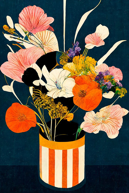 Flowers At Night Poster Print - Treechild