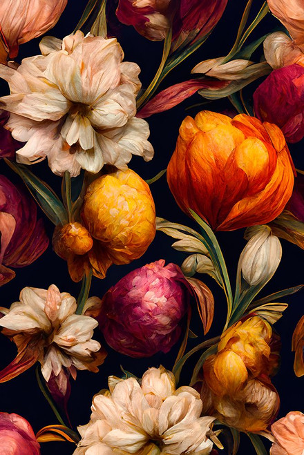 Romantic Flowers Poster Print - Treechild