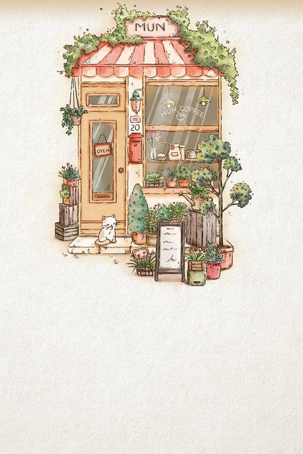 Aesthetic Coffee Shop Home Poster Print - Xuan Thai