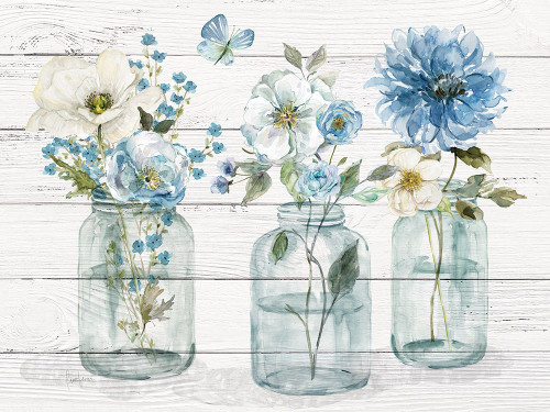 Bottled Blues Poster Print - Livi Finn