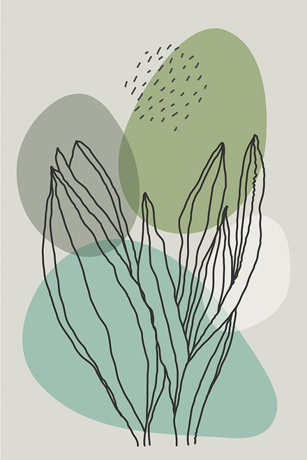 Color Abstract Plants #1 Poster Print - Jay Stanley