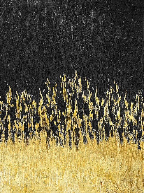 Starry Golden Night Poster Print - Alyson Storms