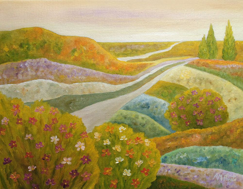 Scent of Sunset Poster Print - Angeles M. Pomata