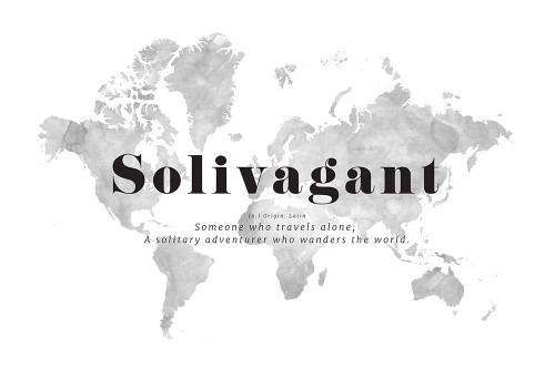 Solivagant world map Poster Print - Blursbyai Rosana Laiz