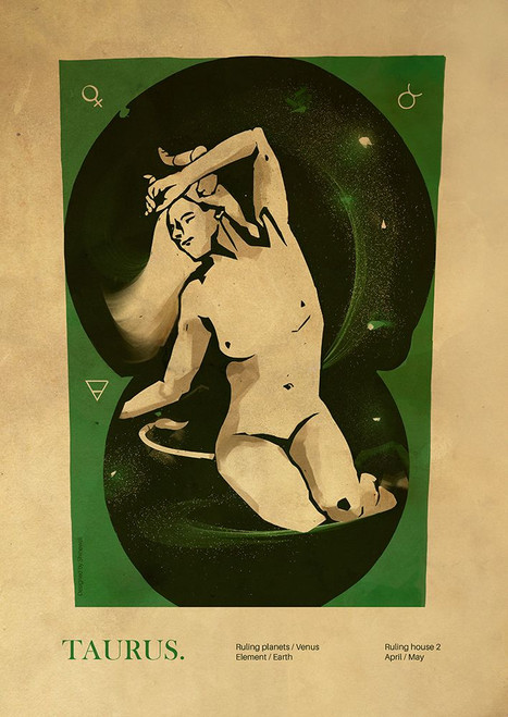 Taurus print Poster Print - Dionisis Gemos
