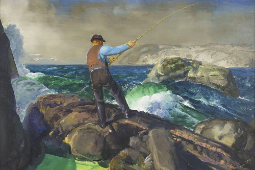 The Fisherman, 1917 Poster Print - George Bellows