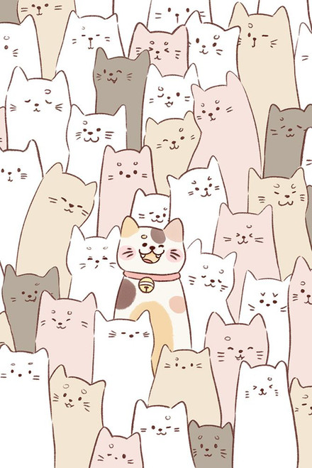 Cute Kitten lock Poster Print - Xuan Thai