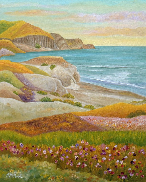 Prairie By the Sea Poster Print - Angeles M. Pomata
