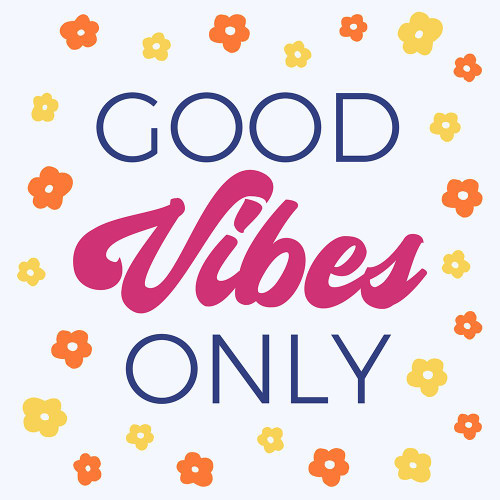 Daisy Good Vibes Poster Print - Amanda Murray