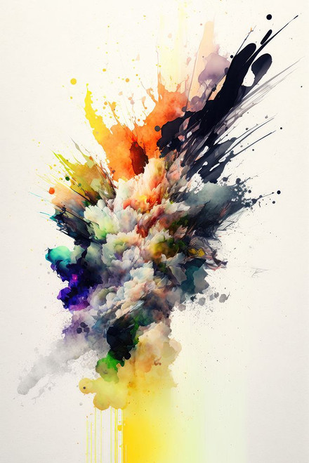 Colorful Explosion Poster Print - Mauro