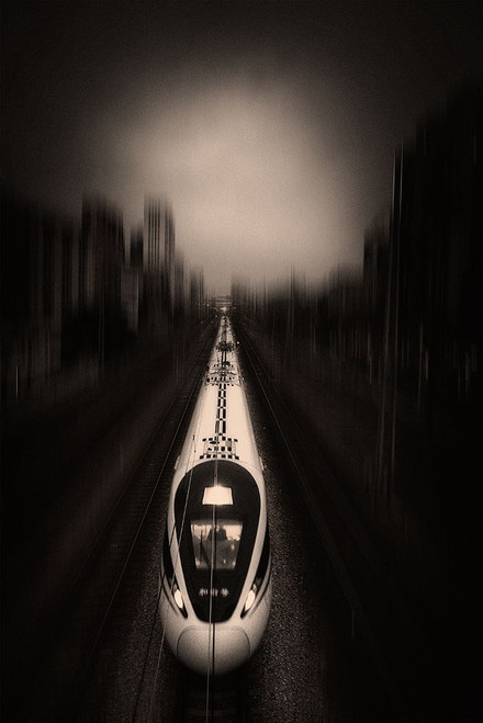 Express train Poster Print - Liu Xing