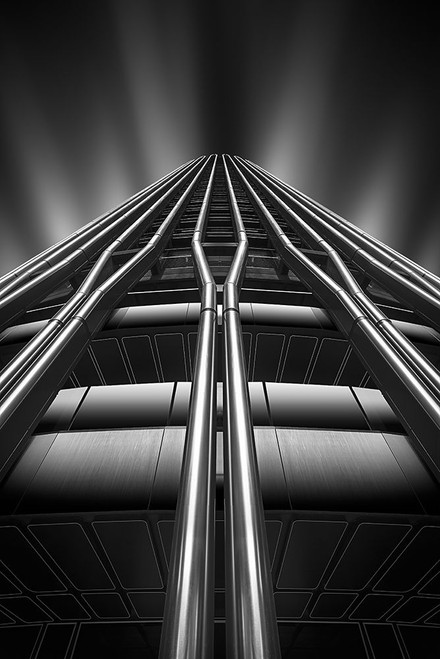 Lines on the skyscraper Poster Print - Ruiz Juan Lopez