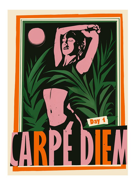 Carpe Diem Color Poster Print - Dionisis Gemos