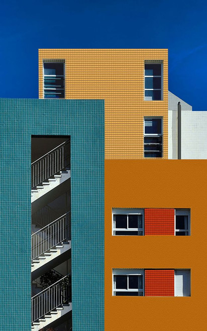 colorful urban textures Poster Print - Arnon Orbach