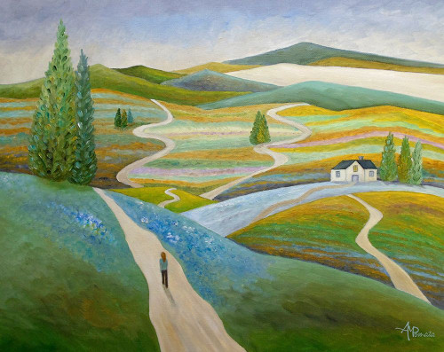 No Turning Back Poster Print - Angeles M. Pomata