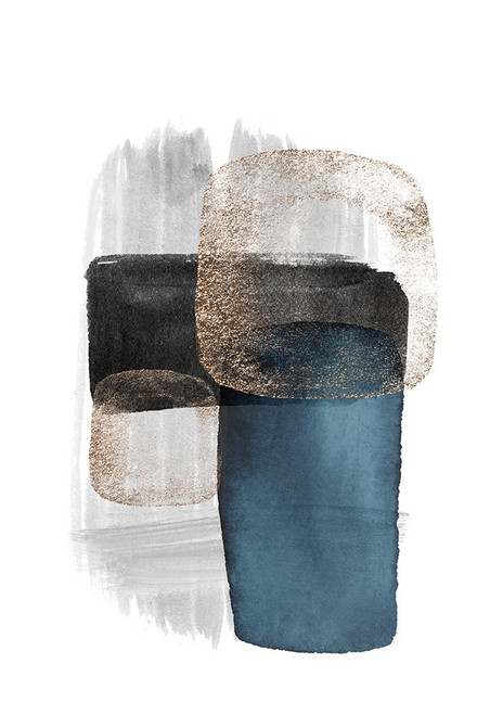 Night Blue-3 Poster Print - Sally Ann Moss