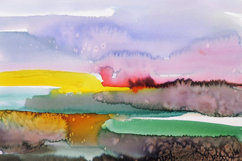 Abstrait 3 Poster Print - Sylvie Demers