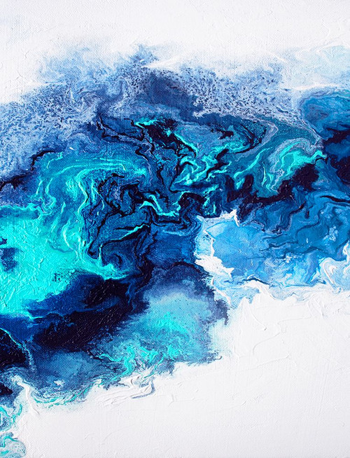 Rainbow Smoke 1 Poster Print - Alyson Storms