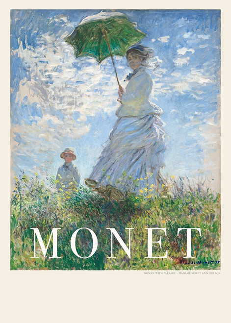 Woman With Parasol Poster Print - Pictufy
