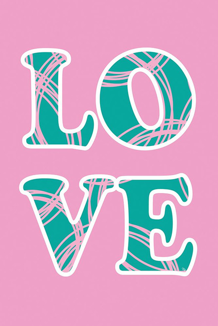 Pink Love Poster Print - Martina