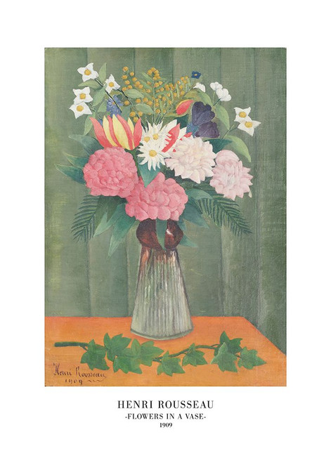 Flowers In a Vase Poster Print - Pictufy