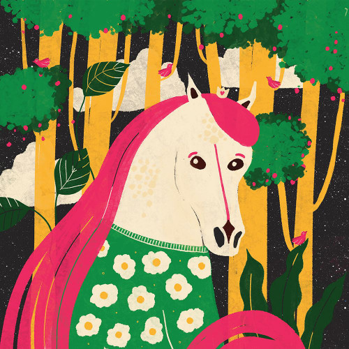 Horse-Animal Trilogy Poster Print - Shriya Bhattacharya