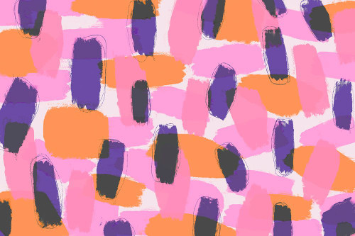 Layered Purple Strokes Pattern Poster Print - Treechild