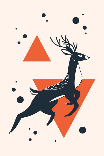 Abstract Deer #1 Poster Print - Jay Stanley