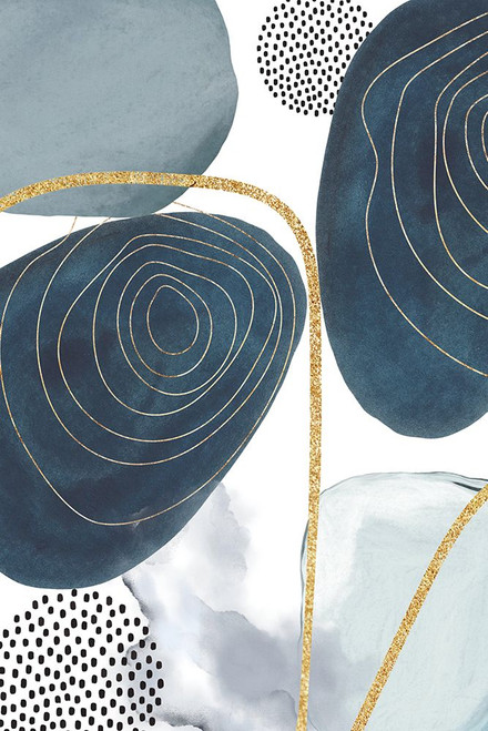 Shapley Blue-3 Poster Print - Moss Sally Ann