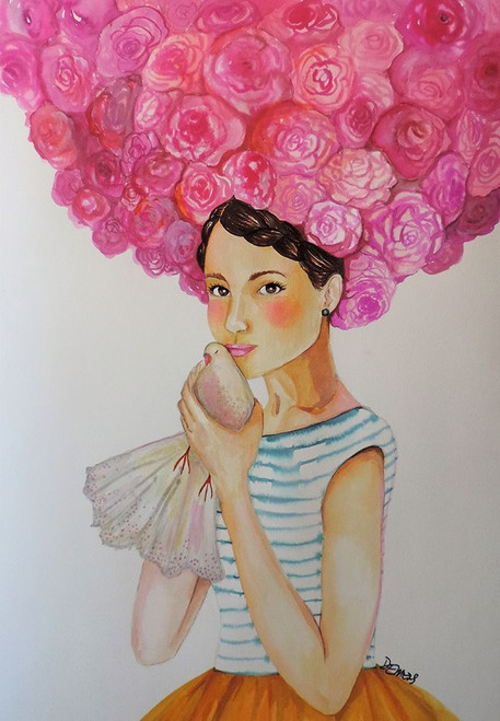 Audrey Poster Print - Sylvie Demers