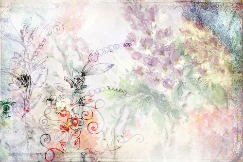 Ombre061flower Poster Print - Rafal Kulik