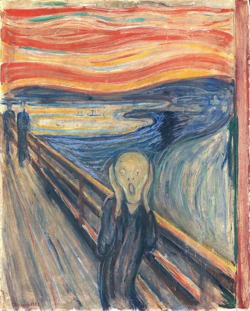Skriet - The Scream Poster Print - Pictufy