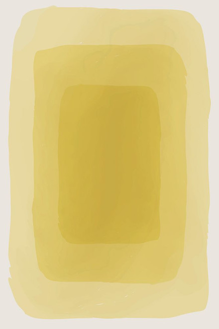Yellow Watercolor Shapes #3 Poster Print - Jay Stanley
