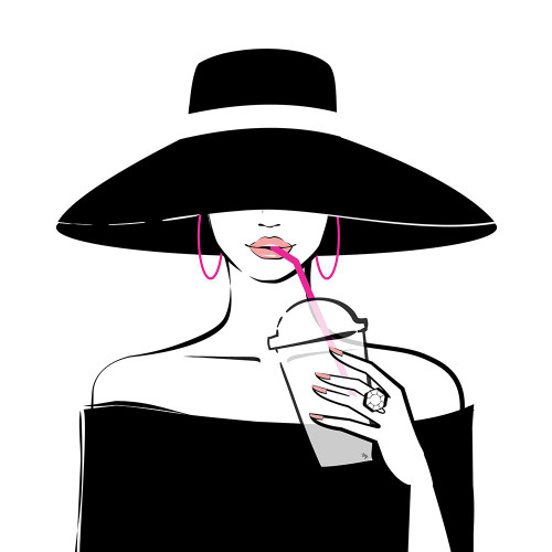 Hat Lady Poster Print - Martina