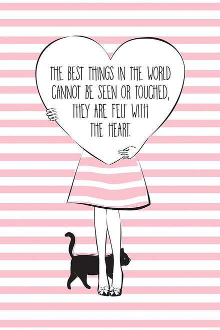 Pink Heart Poster Print - Martina