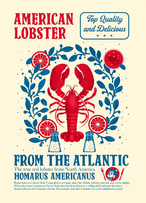 Lobster kitchen print Poster Print - Dionisis Gemos
