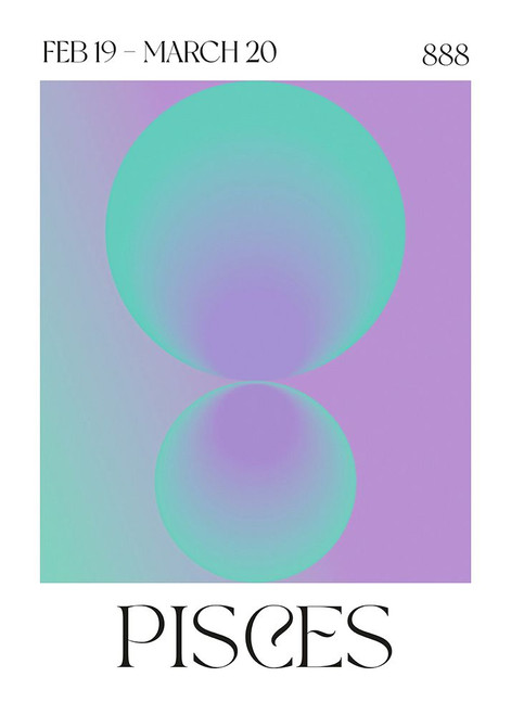 Pisces Poster Print - Valeria Castillo