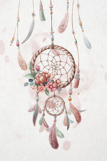 Pink Dreamcatcher Poster Print - Xuan Thai