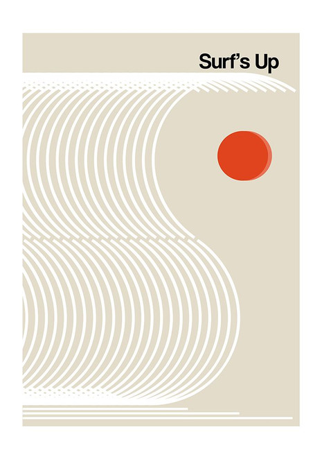 Surfs Up Poster Print - Frances Collett