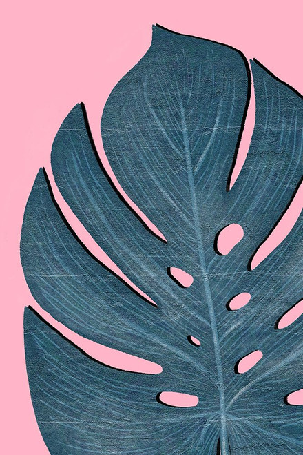 Blue Leaf Poster Print - Martina