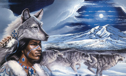 Running Wolf Poster Print - Unknown
