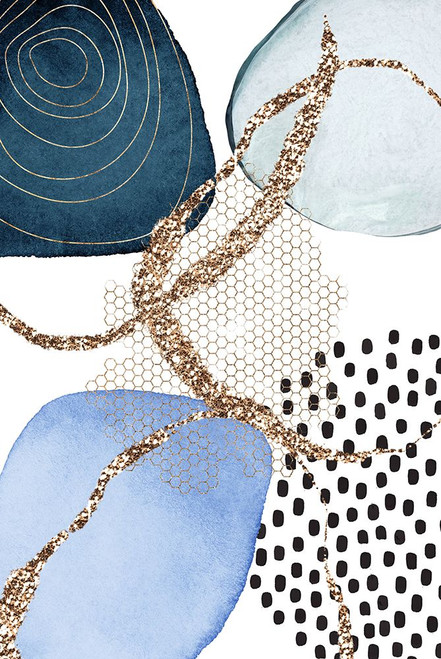 Aesthetic Blues-2 Poster Print - Moss Sally Ann