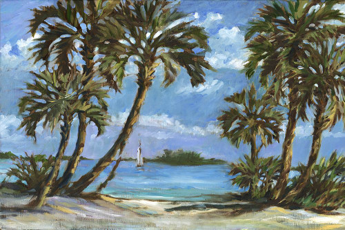 Impressions of Palms - Bayside Duo Poster Print - Paul Brent