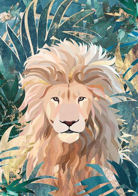 Lion Jungle 2 Poster Print - Sarah Manovski