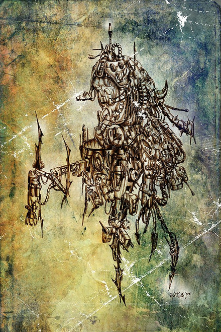 Alien odl fashion Poster Print - Rafal Kulik