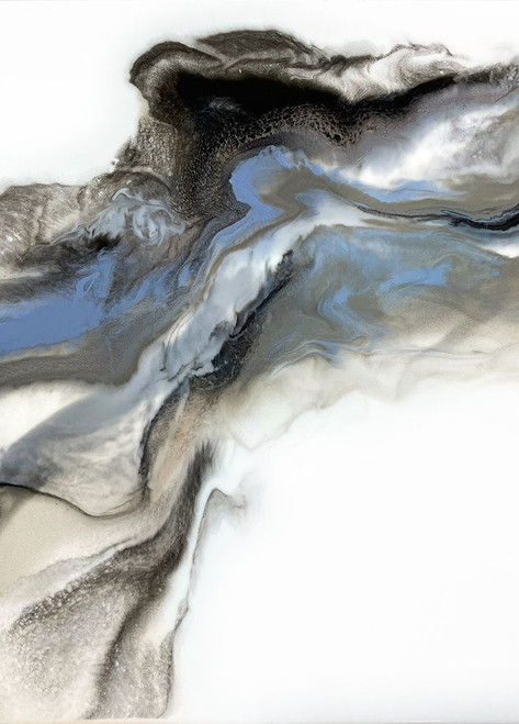Grey Smoke 3 Poster Print - Alyson Storms