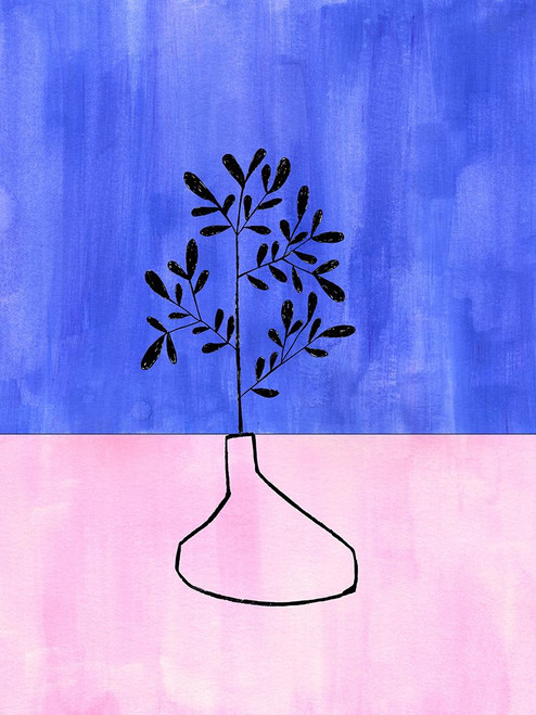 Periwinkle Vase Poster Print - Ejaaz Haniff