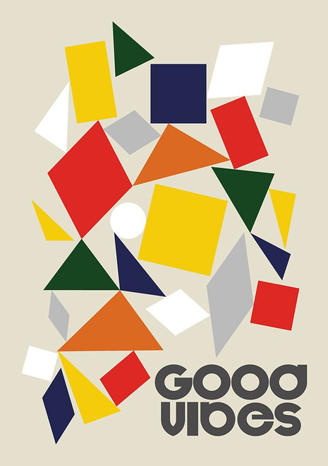 Good Vibes Pieces Poster Print - Frances Collett